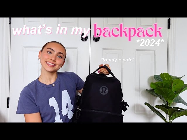 what's in my backpack *2024*