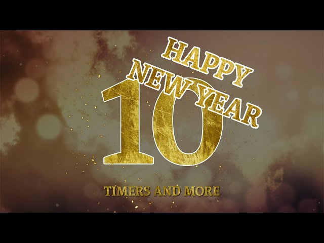 10 Second Happy New Year Countdown Timer 2025