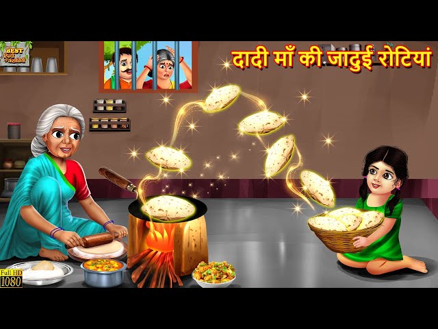 दादी माँ की जादुई रोटियां | Dadi Maa Ki Jadui Rotiyan | Hindi Kahani | Moral Stories | Bedtime Story