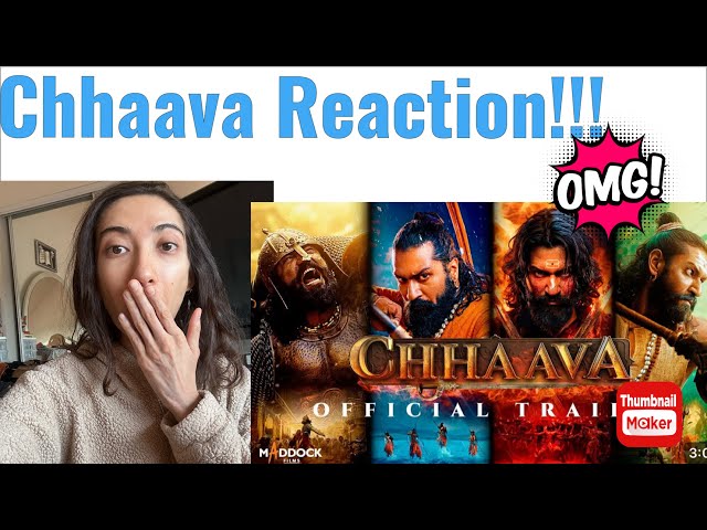 AMERICAN REACTION TO CHHAAVA TRAILER! VICKY KAUSHAL | RASHMIKA