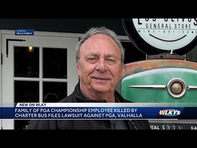 Family of employee killed during PGA Championship in Louisville files lawsuit