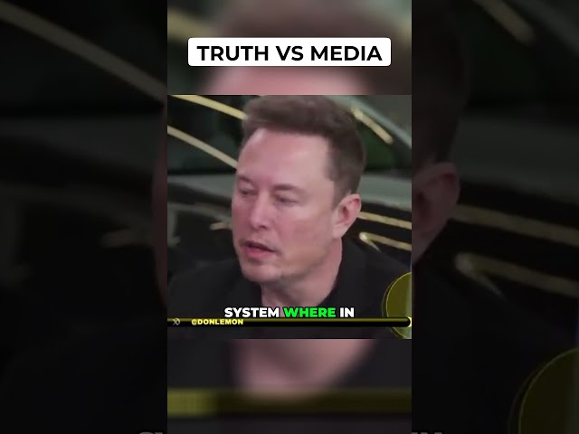 Elon Musk speaks the truth about the media!