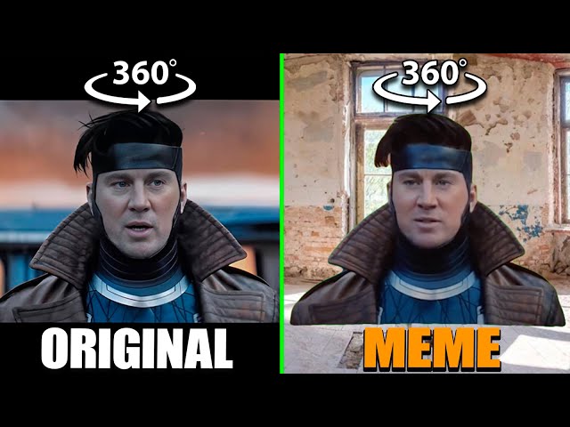 Woo I’m About to Make a Name for Myself here Original Vs Meme | Gambit's Cajun Deadpool 3 in 360° VR