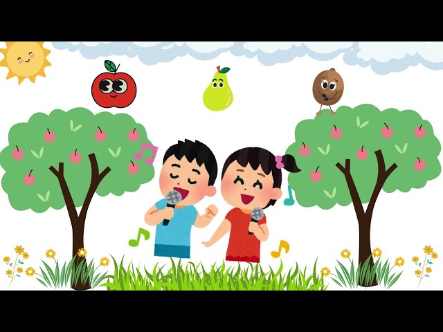 Les fruits nos amis - Comptines pour les petits #histoireenfrancais #abcd #abcchant #comptines