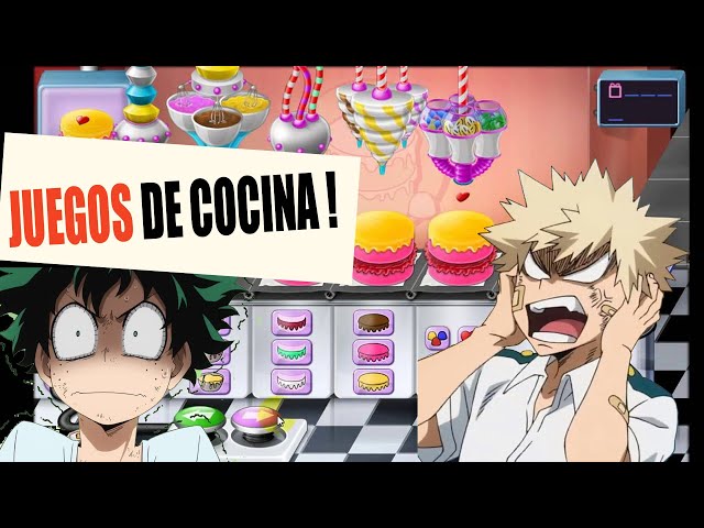 Bakugou se hiperventila jugando juegos de cocinar - 【 BNHA Mini juegos】