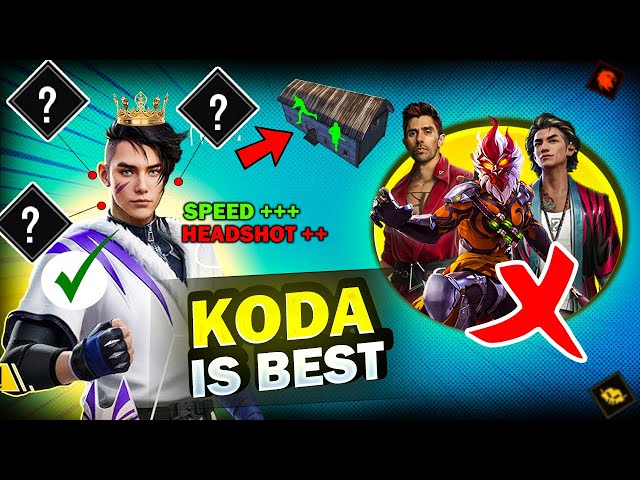 NEW "KODA CHARACTER"  ABILITY TEST || FREE FIRE BEST CHARACTER AFTER UPDATE 😱 FF BEST CHARACTER