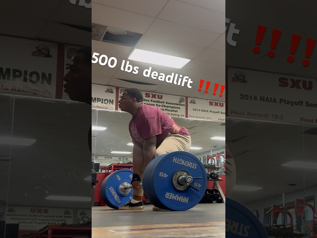 500 lbs deadlift #shorts #powerlifting #fitness #deadlift #trending #fypyoutube #fyp #relatable #mlb