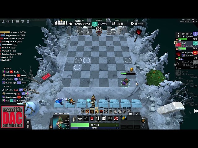 DOTA AUTO CHESS (6 ORC 6 WARRIOR + DEMON DOOM)