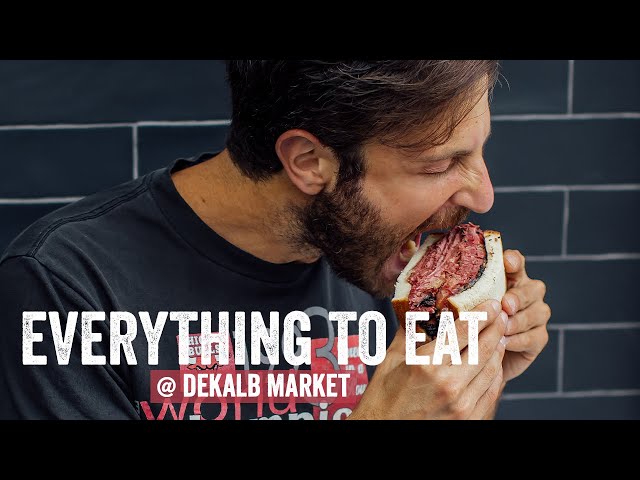 Best Food to Eat at Dekalb Market! w/ Sydney Yorkshire @whatcouldbebutter | Brunch Boys