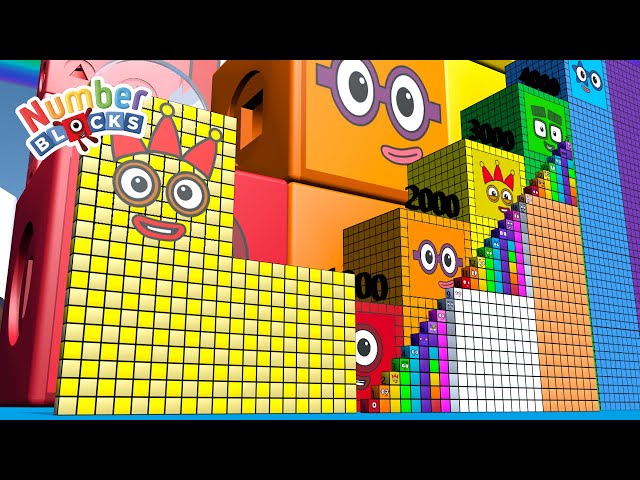 Numberblock Step Squad 300 vs 27 MILLION - Count to 500,000,000 Song - Learn to Count Big Numbers!