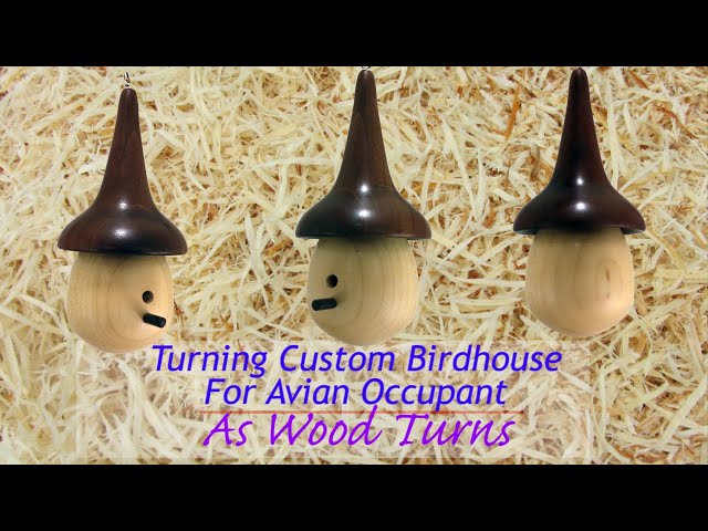 Turning Custom Birdhouse For Avian Occupant