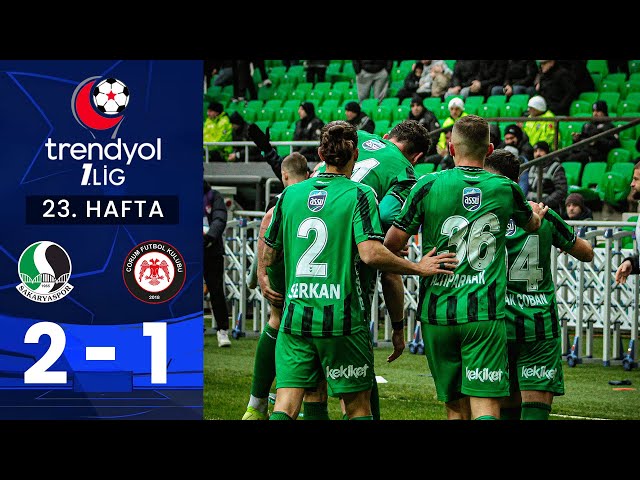 Sakaryaspor (2-1) Çorum FK - Highlights/Özet | Trendyol 1. Lig - 2024/25