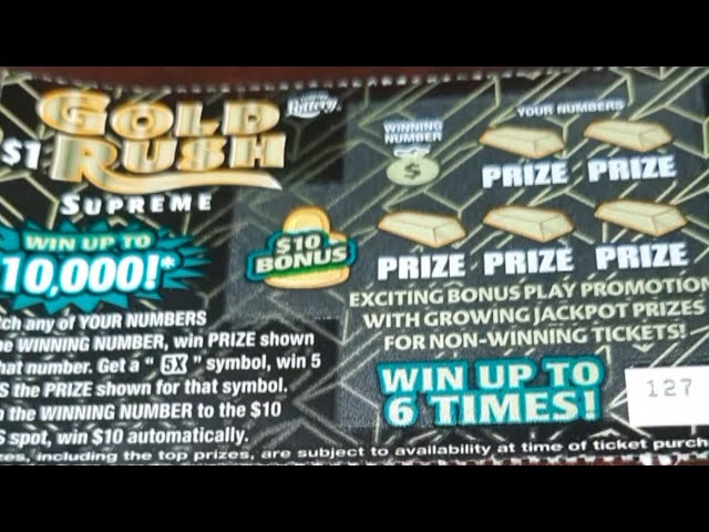 👀 Florida lottery scratch off ticket 👀 | Instant Lotto Ticket 🤞 $10,000 🤞 👍 GOLD RUSH SUPREME 💥