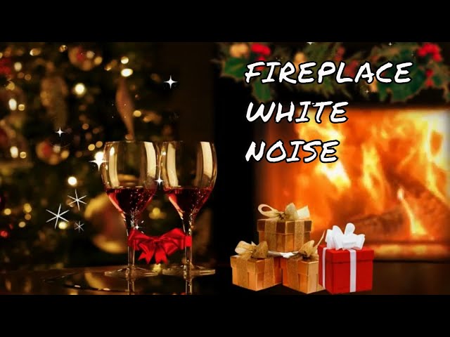 A Classy Toast for Two by the Fire at Christmas. White Noise (Fireplace)  It's me @dawnniemercado