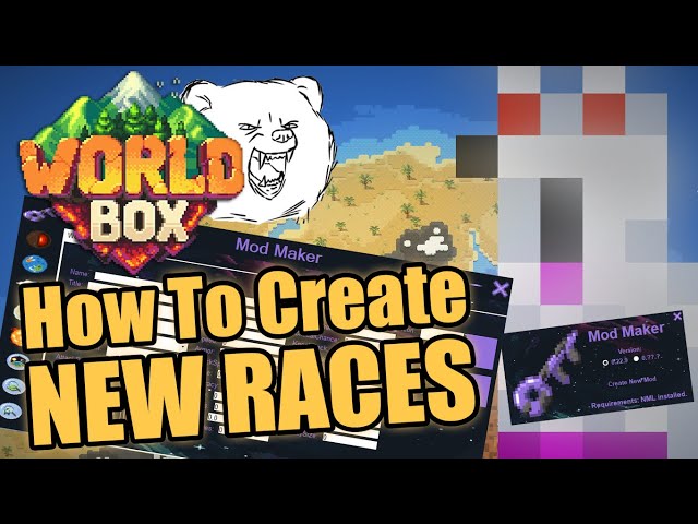 How to Create New Races And Traits With Mod Maker In Worldbox