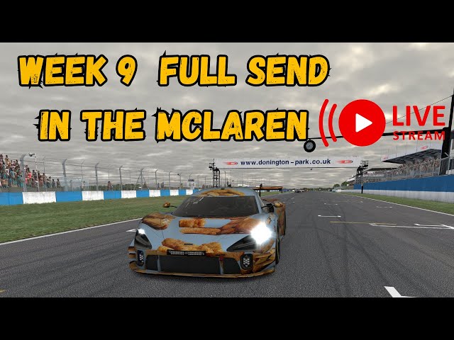 Day 48: Sending Around Donnington in the McLaren - IRacing Novice