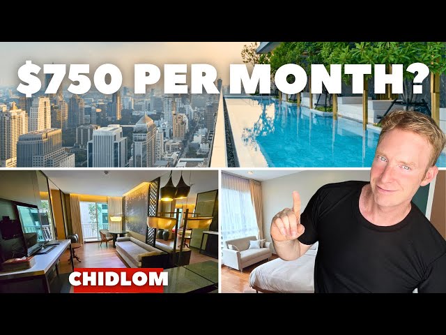 Touring 3 Condos in Central Bangkok - What Can You Rent for $750 in Chidlom?