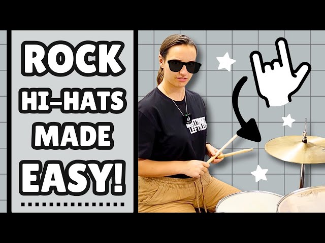 Rock Hi-Hat Pattern Tutorial : Play Faster & Smarter! 🤘🥁⚡️