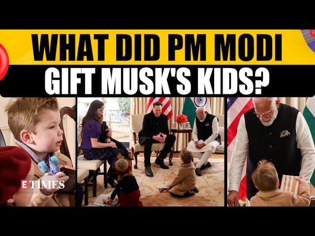 Musk Kids Get 'Surprise Gifts' From Indian PM Narendra Modi; But What Did Elon Give in Return