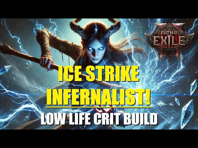 Ice Strike on INFERNALIST! Have fun exploding the screen with this low life crit setup - POE2