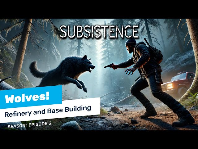 Wolf Attack! Can I Survive? | Subsistence S1 Reboot Ep. 3