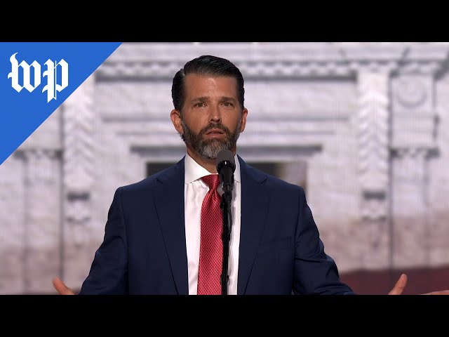 Donald Trump Jr. attacks Biden at RNC