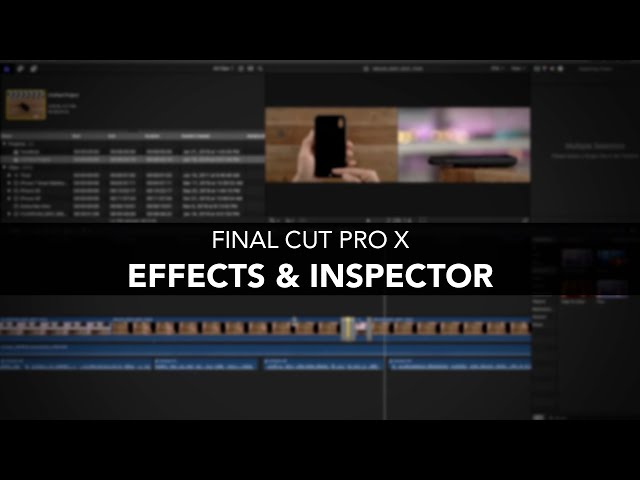 FINAL CUT PRO X - Beginner Tutorial Malayalam || PART 4 ||Effects & Inspector