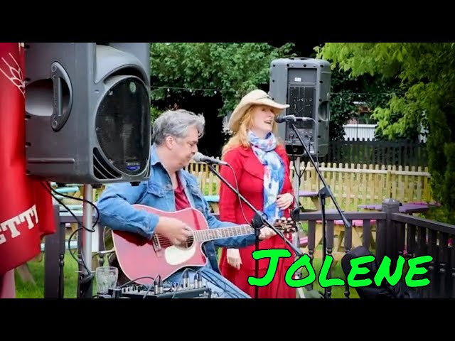 Unplugged And Alive: Acoustic Music Vibes in A Garden. Live Performances Of Singers-Jolene