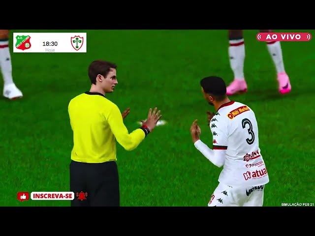 VELO CLUBE X PORTUGUESA AO VIVO COM IMAGENS | PAULISTÃO 2025 JOGO HOJE | PES21