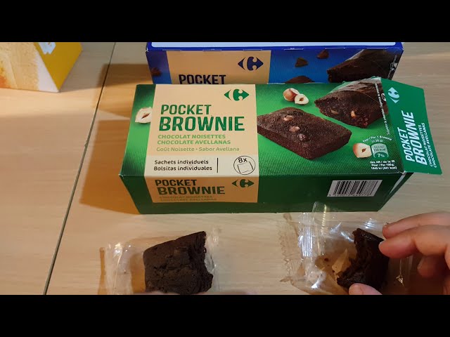 BROWNIE NOISETTES CHOCOLAT CARREFOUR