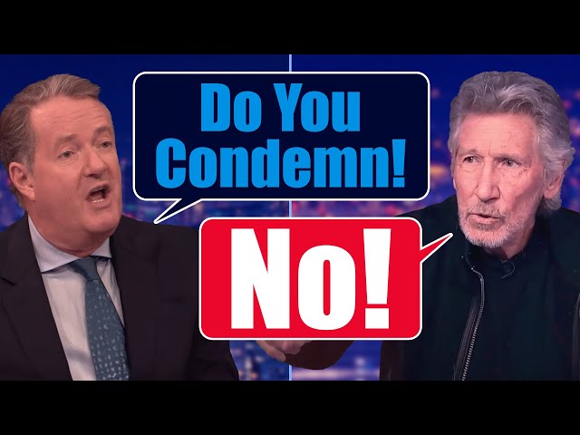 ROGER WATERS: I CRY EVERYDAY ABOUT GAZA! - PINK FLOYD SINGER ADMITS ON PIERS MORGAN