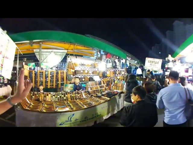 #Rueifong Night Market #瑞豐夜市 with MJ Klein 2017 01/27 #TaiwanLiveTV In #360