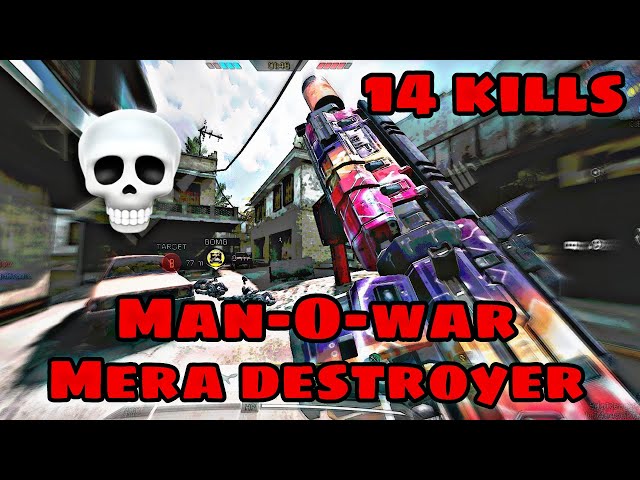 This Man-O-war Loadout gives amazing 14 Kills in Codm🥵 || Flyshot || #codm #game #callofduty