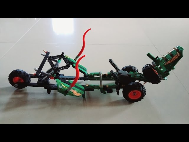 LEGO Technic Dragon Car - Green Beast Racer