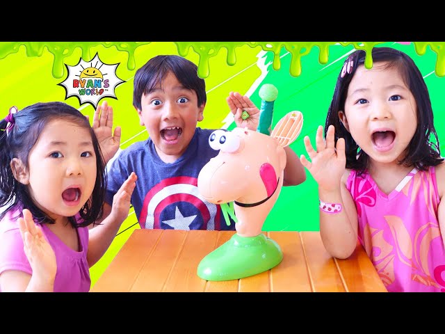 Gooey Louie SLIME and more fun kids board game to play!!