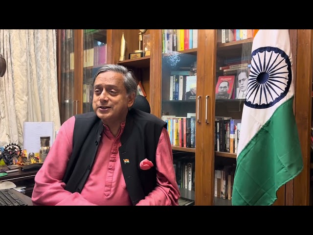 Chairman Dr. Shashi Tharoor on the situation in Manipur