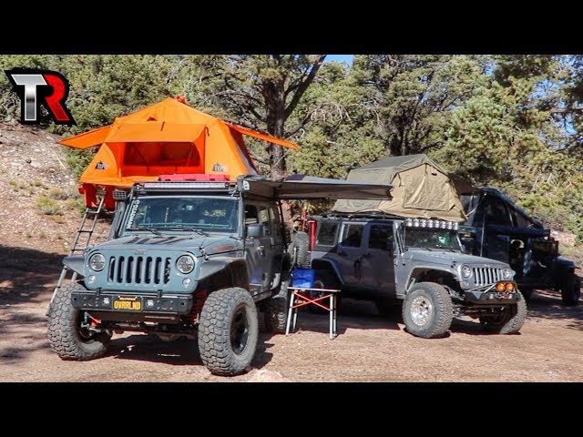 5 Jeep Wrangler Overland Camp Setups