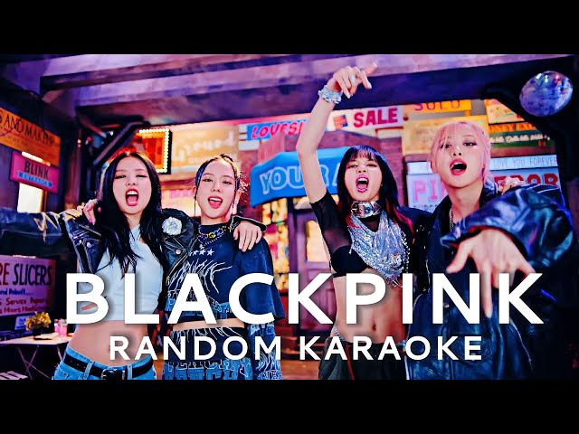 K-POP RANDOM KARAOKE CHALLENGE 🎤 ( BLACKPINK RANDOM KARAOKE )