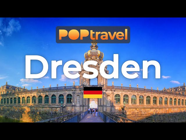 DRESDEN, Germany 🇩🇪 - Central City Tour in Summer - 4K 60fps