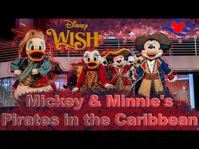 Shake your BOOOTY during Mickey & Minnie's Pirates in the Caribbean aboard the Disney Wish VR180 3D