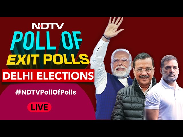 NDTV 24x7 Live TV: Exit Poll 2025 | Delhi Exit Poll | Alegeri Delhi 2025 | Sondaj de opinie