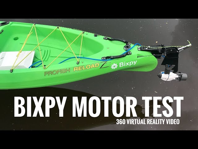 Testing Bixpy Jet Motor On Viking Kayak (360° VR)