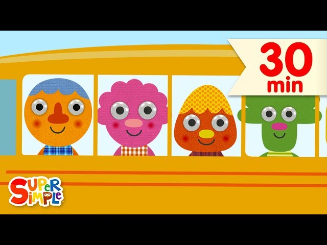 The Wheels On The Bus - featuring Noodle & Pals | + More Kids Songs from Super Simple Songs