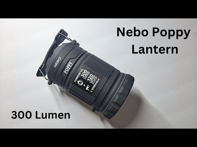 Nebo Poppy Lantern and Spotlight