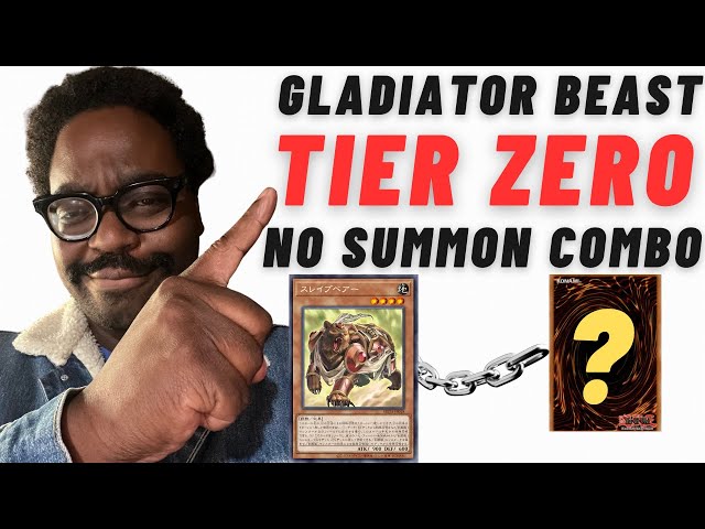 The NEW ONE Card Combo's for Gladiator Beast are CRACKED