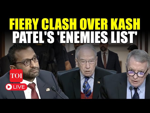 LIVE| 'Get The Hell...': Kash Patel Roars As Democrats Delay Historic Nomination As FBI Boss | Watch