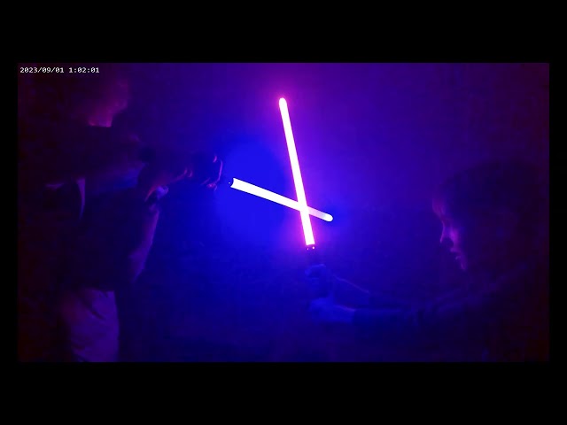 test lightsaber mini film. Raw footage