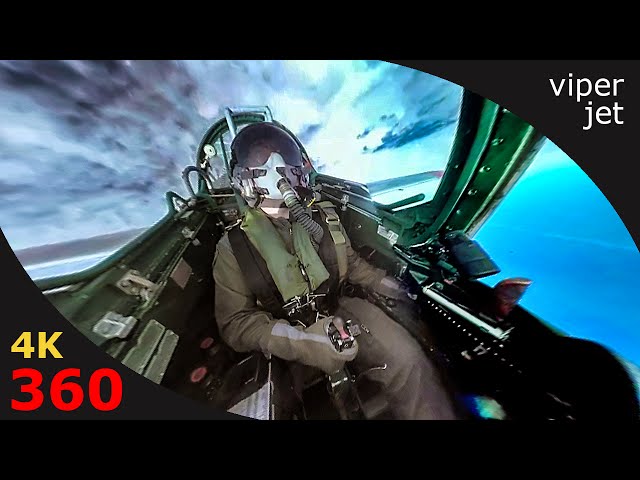 360° | Viper Jet Aerobatics cockpit view