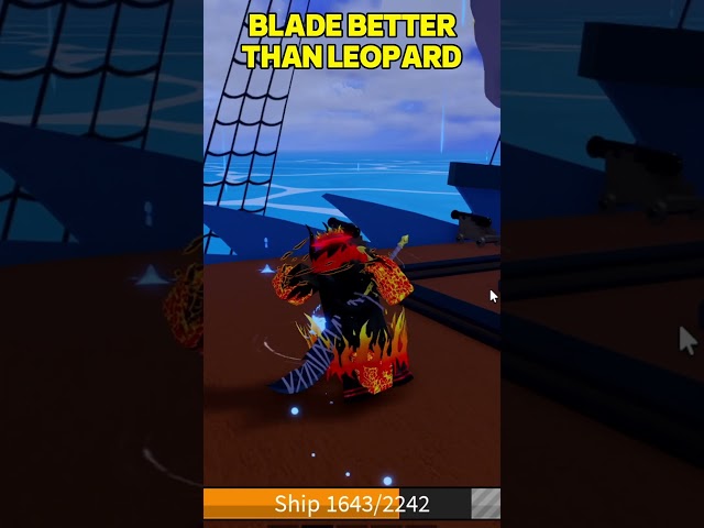 Blade 100% better than Leopard - Blox Fruits