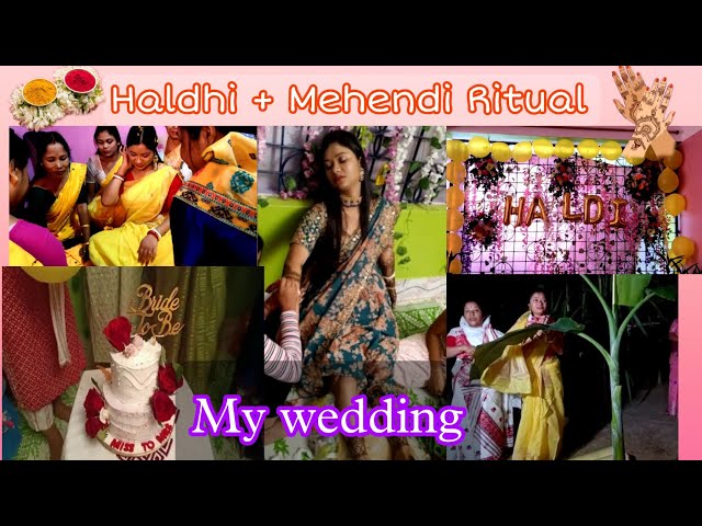 || My Wedding Haldhi + Mehendi Ritual ||